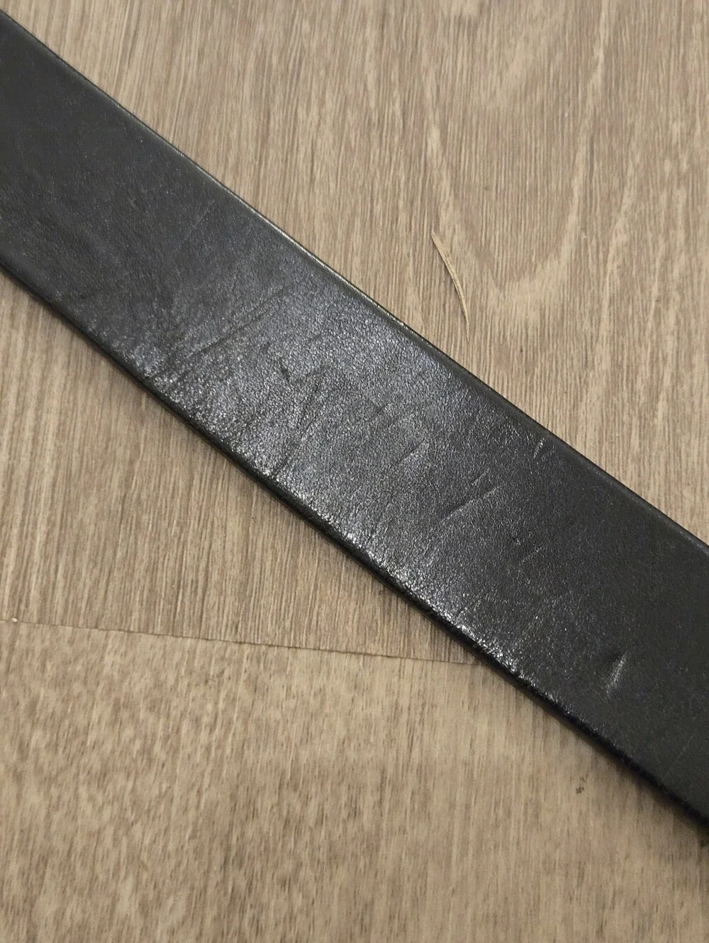 Womens Black Leather Belt Grunge Retro Dirtbag size 28 VTG Banana Republic Italy